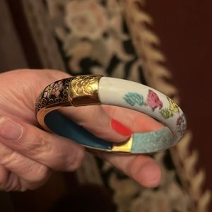Duo Sided Cloisonné Antique Chinese Bracelet